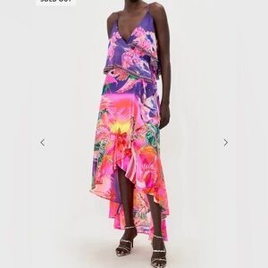 Camilla New Ruffle Overlayer Wrap Dress Flight Of The Flamingo